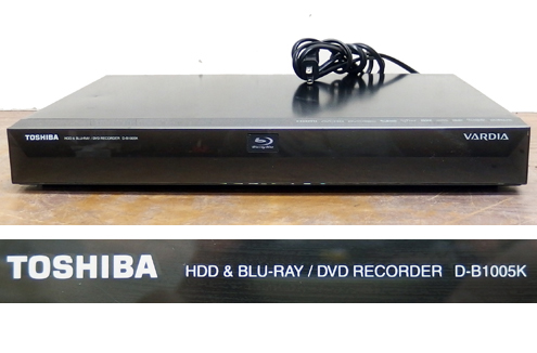 D-B1005K 東芝 VARDIA ブルーレイレコーダー 1TB - 2チューナー 価格