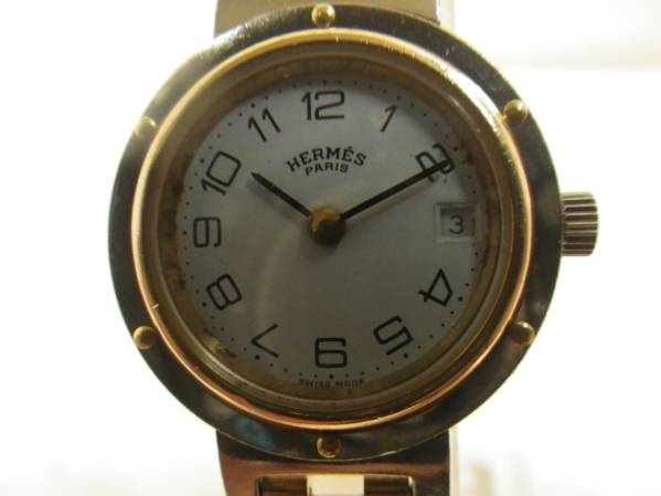 50 HERMES レディース 時計 クリッパー ジャンク品 【公式通販】