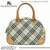 1円～ バーバリー ハンドバッグ ノバチェック 中古