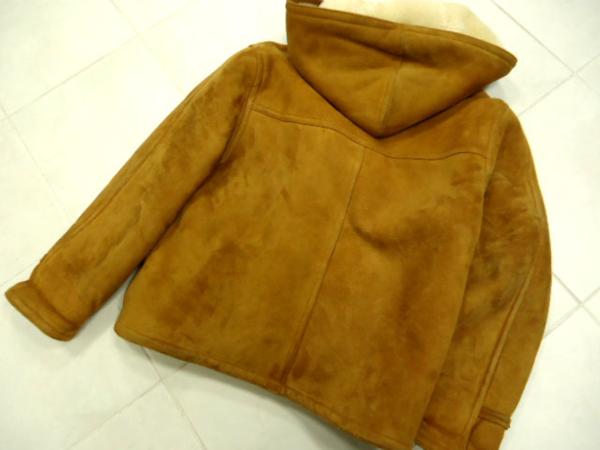 ◆ニューヨーカー ムートンレザーコート 羊皮 ダッフル