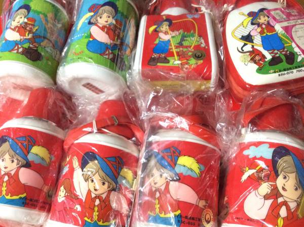 昭和レトロ★アニメ 家なき子★タイガーイラスト水筒8個まとめて