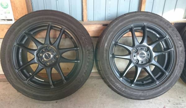 ワークエモーション CR kiwami 極185.55.15 ポテンザRE-11A 4本