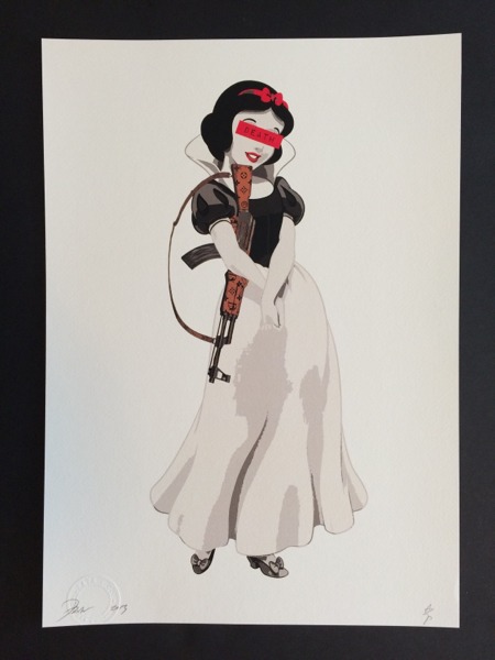 限定品 DEATH NYC アートポスター ドルアート エデューション 白雪姫 Death NYC Trailer DEATH アートポスター [C-12] · – Artwork Original