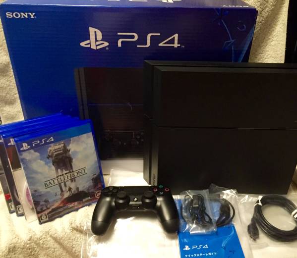 PS4 500GB CUH-1200AB01 ソフト付き PS4500GBCUH-1200AB01ソフト付き