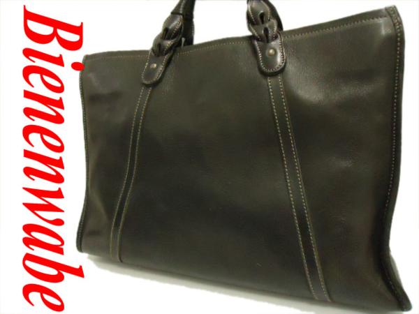 上質☆ビーネンヴァーベ レザーブリーフバッグ 鞄 本革