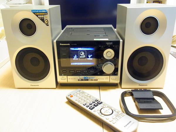 Panasonic SA-SX950 ミニコンポ 80GB HDD 動作品 ☆美品☆Panasonic SA-SX950 80GB HDD内蔵&SDコンポ Yahoo