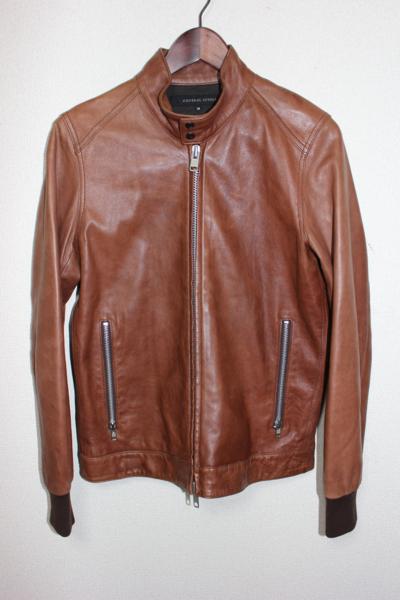 SHIPS GENERAL SUPPLY シングルレザー ライダース 茶M★