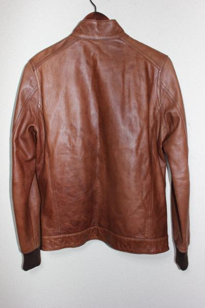 SHIPS GENERAL SUPPLY シングルレザー ライダース 茶M★