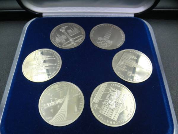 3732☆モスクワオリンピック 記念メダル 6枚セット 1980年