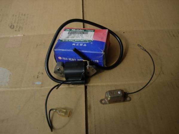 ロビンエンジンEC１０用TCI点火コイルとユニット