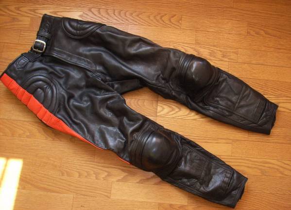 コミネ製 本革パンツ 黒Mサイズ モトクロス用!? バイク用ライディング