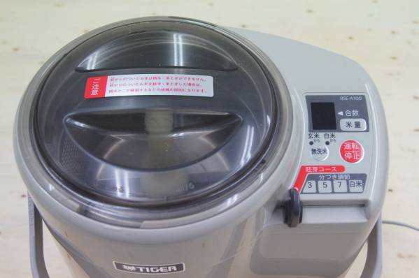 タイガー 精米器 RSE-A100 米とぎ機能付き 09年製 通電OK M40 タイガー