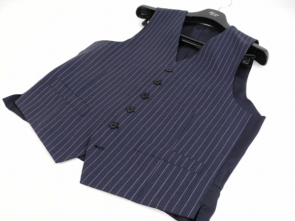 ◇6121◇定7万 メンズティノラス ストライプスリーピーススーツM