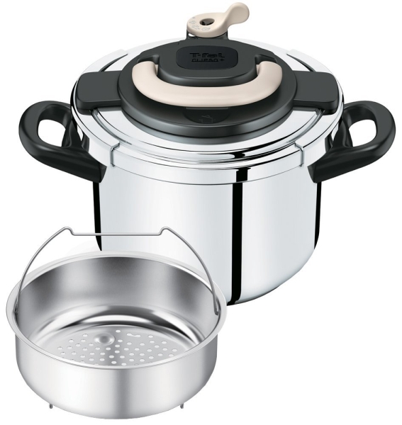 新品税込☆ T-fal 圧力鍋 6L IH対応 クリプソアーチ アイボリー 住まい