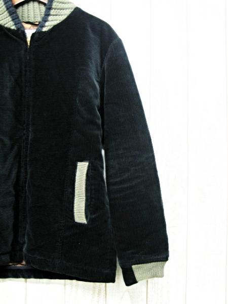テンダーロイン コーデュロイ ジャケット ブルゾン 中綿 S 黒