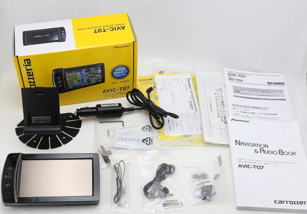 Pioneerパイオニア エアーナビ AVIC-T07 地図2013/11