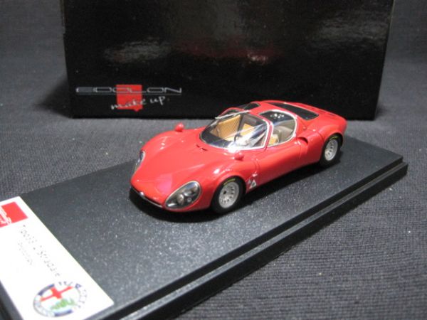 メイクアップアイドロン1/43アルファロメオティーポ33/2　1987