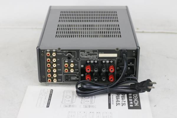 □DENON デノンプリメインアンプ PMA-7.5L 動作品 一般 アンプ 【公式