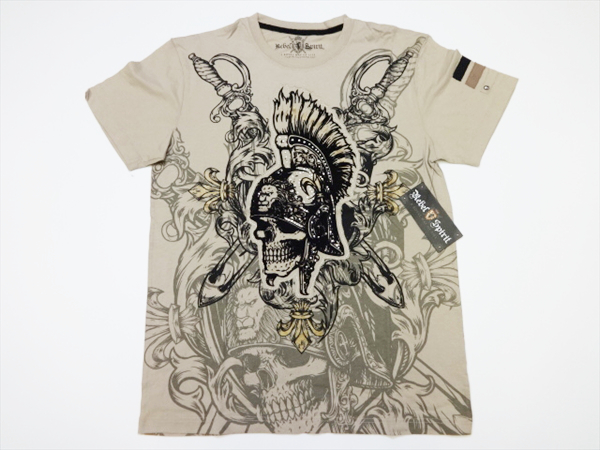 ☆新品レベルスピリットREBEL SPIRITベージュ Tシャツ L(XL相当)
