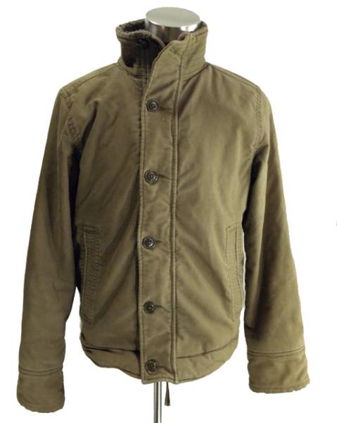 アバクロ　カーキ　裏ボア付き　M　ADIRONDACK　JACKET