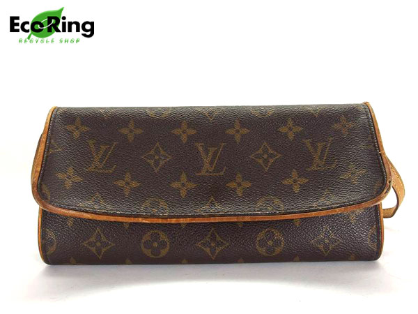 1円 ヴィトン M51852 モノグラム ポシェットツイン バッグ BV298