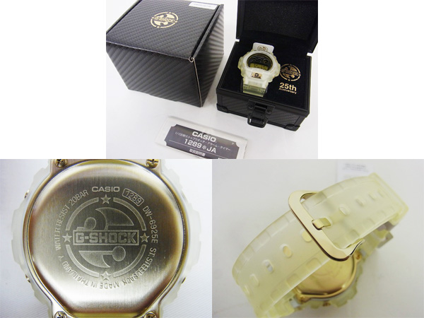 G-SHOCK【未使用】腕時計/DW-6925E-7JF/25周年記念/三つ目