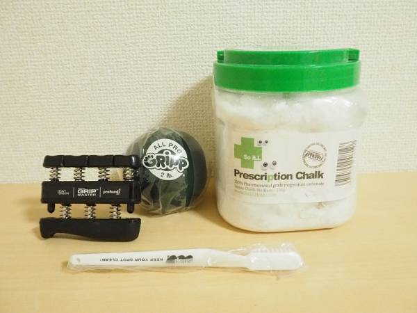 クライミング　トレーニンググッズなど　ボルダリング　チョーク