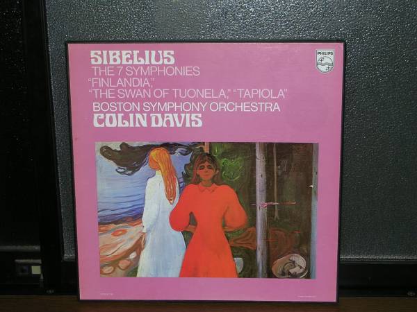 EU(蘭・PHILIPS)盤5枚組LPボックス　C.DAVIS、B.S.O.／SIBELIUS