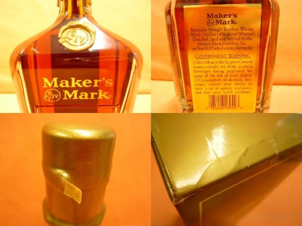 未開栓☆Maker's Mark VIP☆ゴールド☆メーカーズマーク バーボン 食品