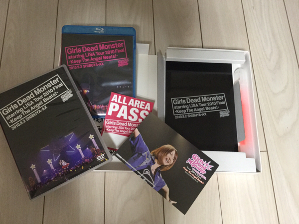 Girls Dead Monster LiSA 特典付き Angel Beats Blu-ray&DVD Box