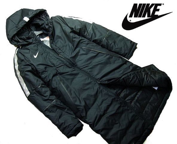 26新品ナイキ ミッドフィルロングジャケットロングベンチコートL