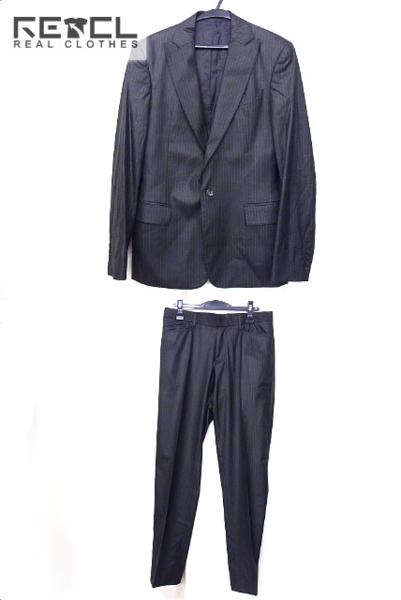 justcavalli/ジャストカバリ ストライプスーツ ダークグレー/50