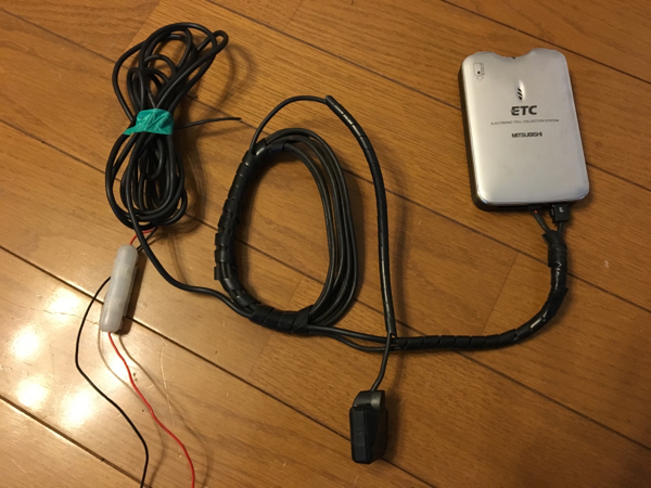 ハーレーにて使用 ETC一式