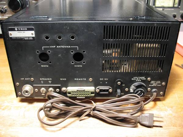 trio r599D hf受信機（ジャンク） TRIO R-599D+S-599 Kenwood R-599D