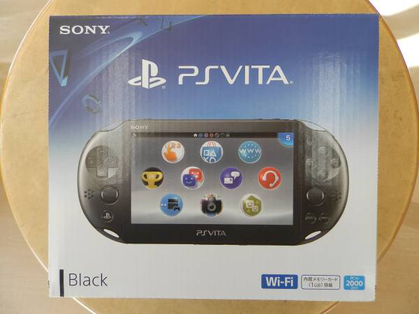新品未開封 新型 PS VITA 本体 ブラック PCH-2000 ZA11 黒