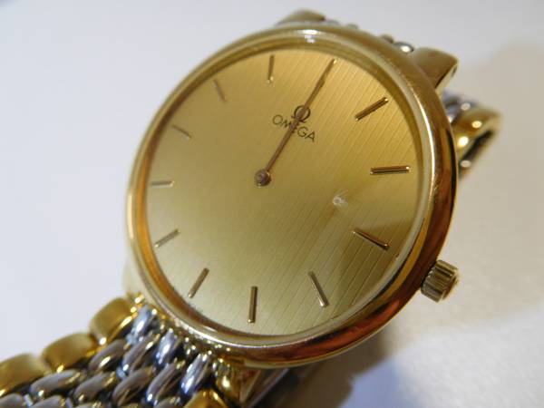 1円～ジャンク品 オメガ デビル クォーツ(ク-い72)