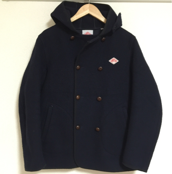 DANTON ウールモッサジャケット　ブラック　40サイズ 正規品 DANTON ウールモッサ コート サイズ40 ダントン ネイビー