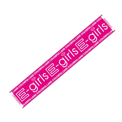 E-girls COLORFUL LAND ツアーグッズ マフラータオル 【公式通販】