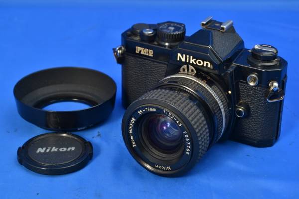S-BB119 ニコン 一眼レフカメラ NIKON FM2・ZOOM-NIKKOR 35-70mm