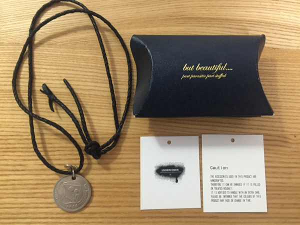 undercover アンダーカバー ネックレス Uチャーム金具付き 箱付き 超希少 アンダーカバー ネックレス undercover 箱付き