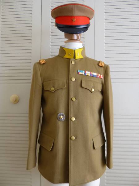 帝国陸軍　昭五式将校用衣袴及び軍帽　複製品　ふきや製