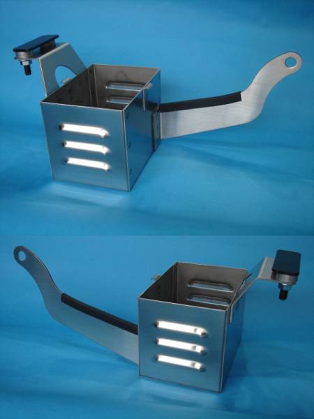 TW200 225 ステンレス バッテリーケース ルーバータイプ 電装BOX