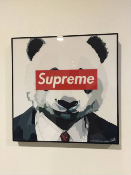 新品 supreme アートパネル keetatat sitthiket 作 パンダ 【公式通販】
