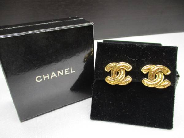 F79:シャネル ヴィンテージ イヤリング ココマーク×ゴールド