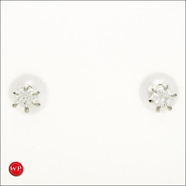 PT ピアス ダイヤ 中古 美品 送料無料 即決☆0315