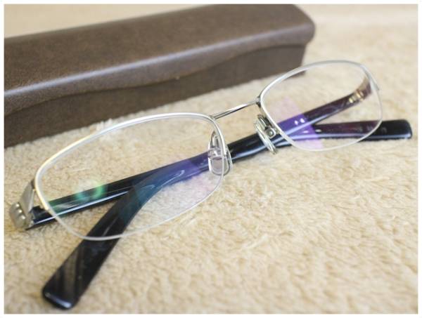 1円～状態良【恒眸作本物】メガネフレーム/手造【C423⑨I