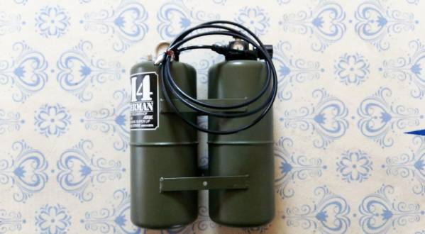 エアタンク　Ｍ4 SHERMAN　ど鉄　ツイン　中古　可変レギュ ◆紹介