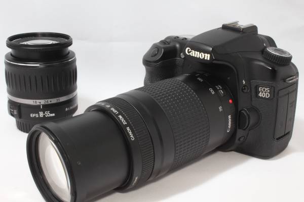 ☆名機☆Canon EOS 40D 300mm超望遠Wレンズセット♪ 【公式通販】