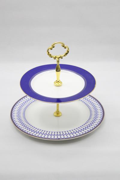 WEDG WOODウェッジウッドパーティースタンドデザート2段皿 P103