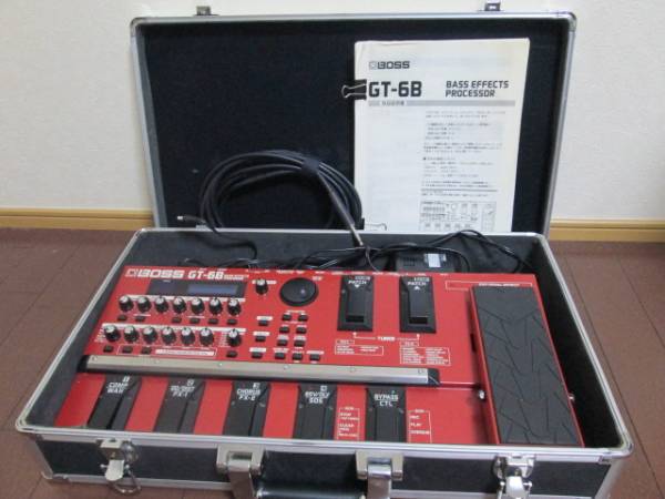 ◆値下げ◆ BOSSベースマルチエフェクターGT-6B【社外ケース付】